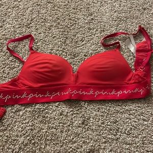 red bra from pink in a size 32a